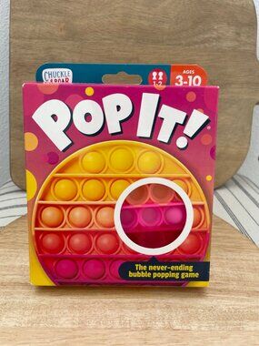 SALE! NWT Chuckle & Roar Pop It Bubble Popping Game Pink Ombre Fidget